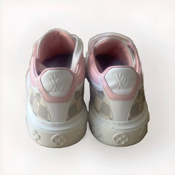 Louis Vuitton Time Out Sneaker Pink and White, Limited Edition - Picture 5 of 7